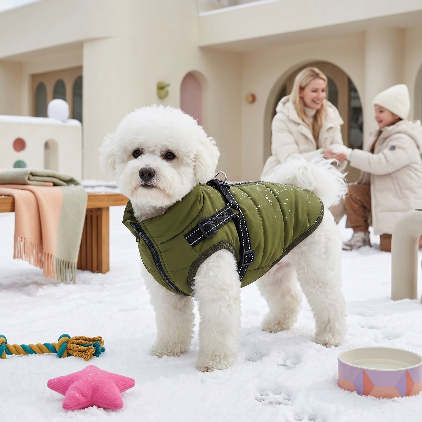 Warm Fleece Dog Coat