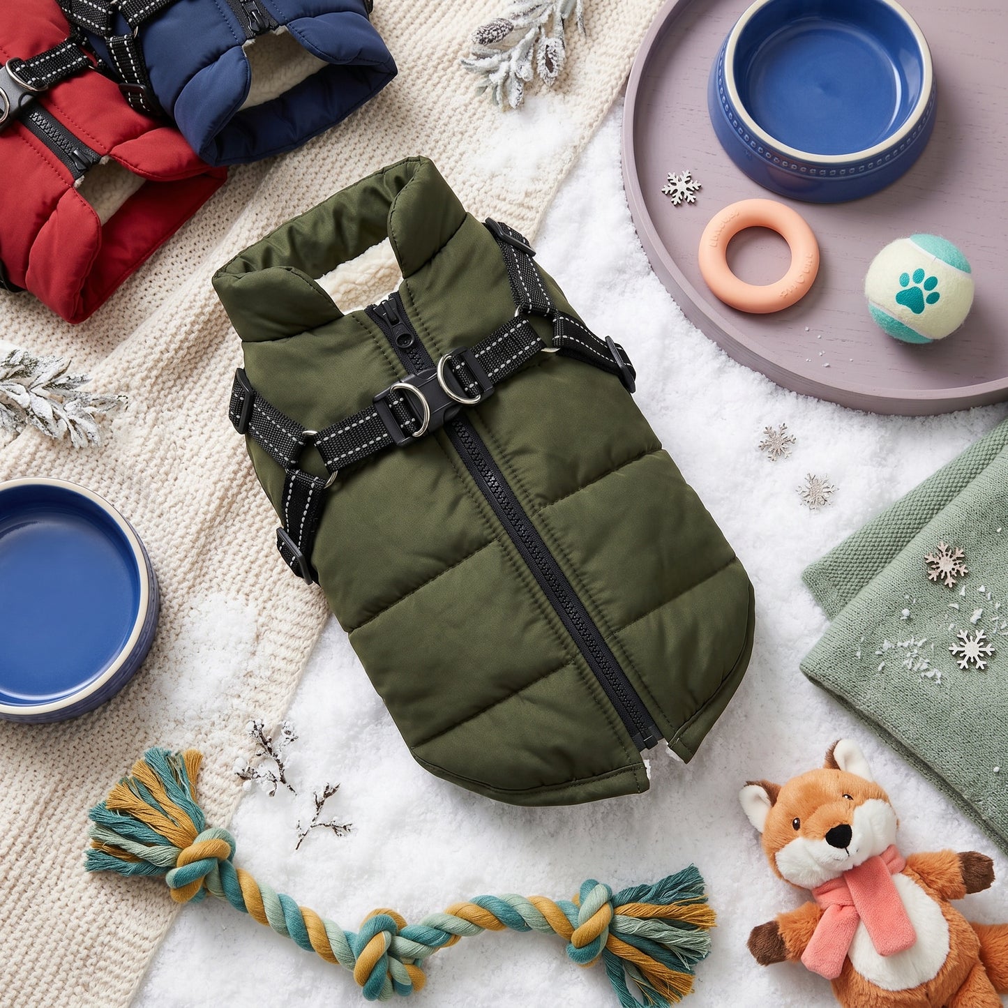Warm Fleece Dog Coat