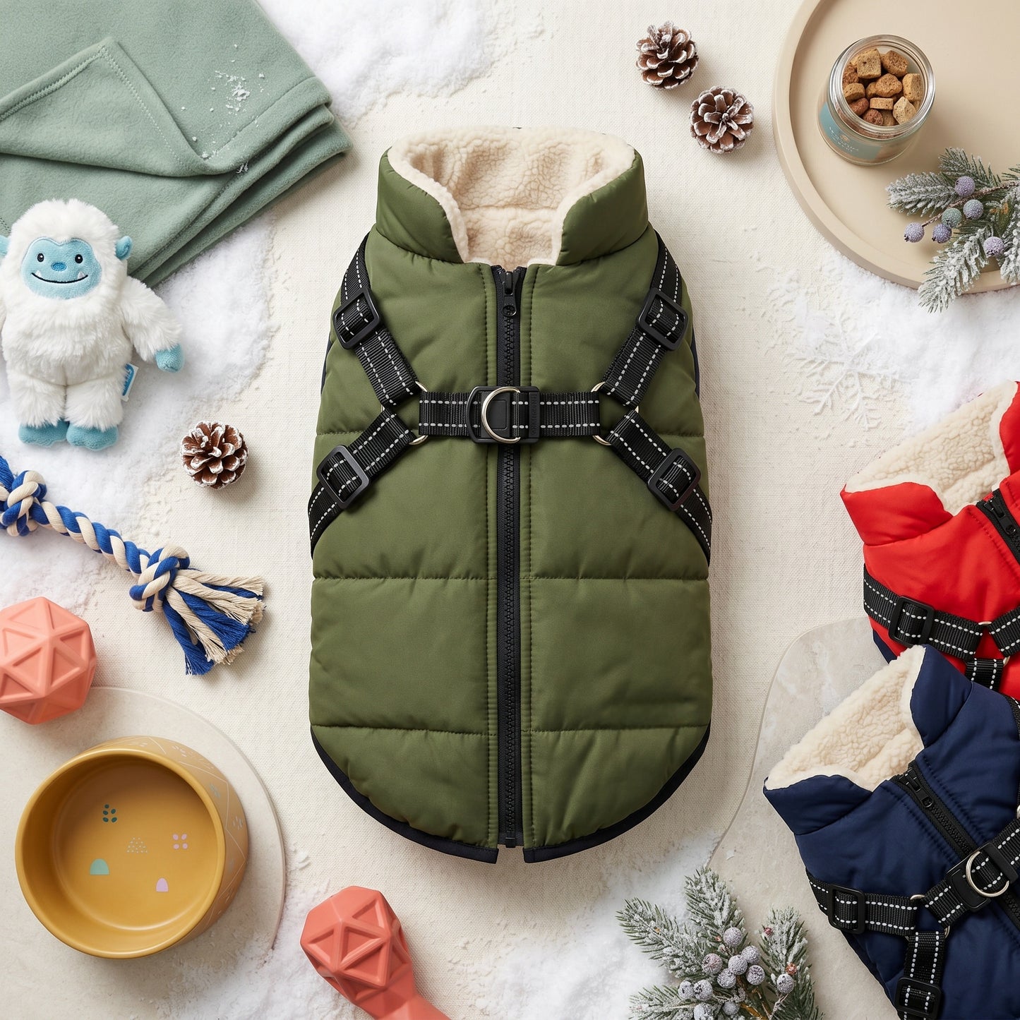 Warm Fleece Dog Coat
