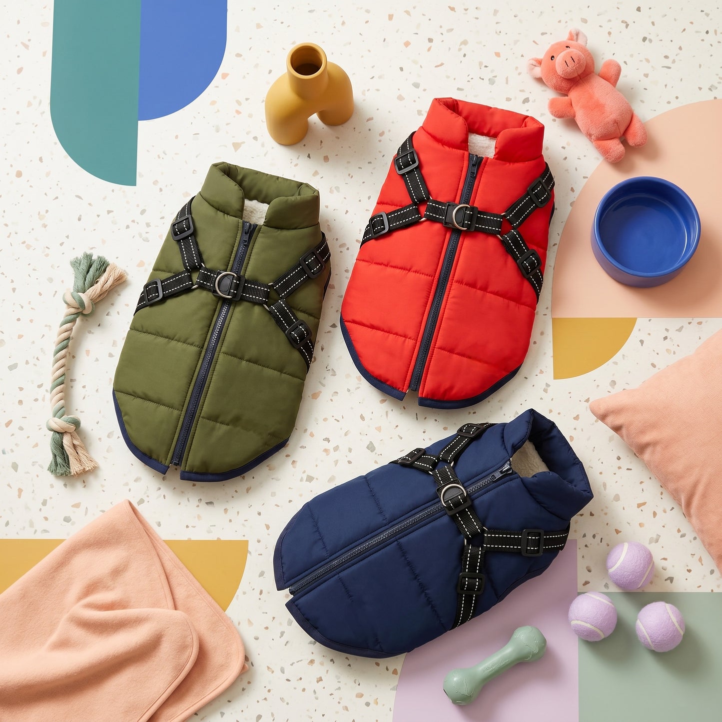 Warm Fleece Dog Coat