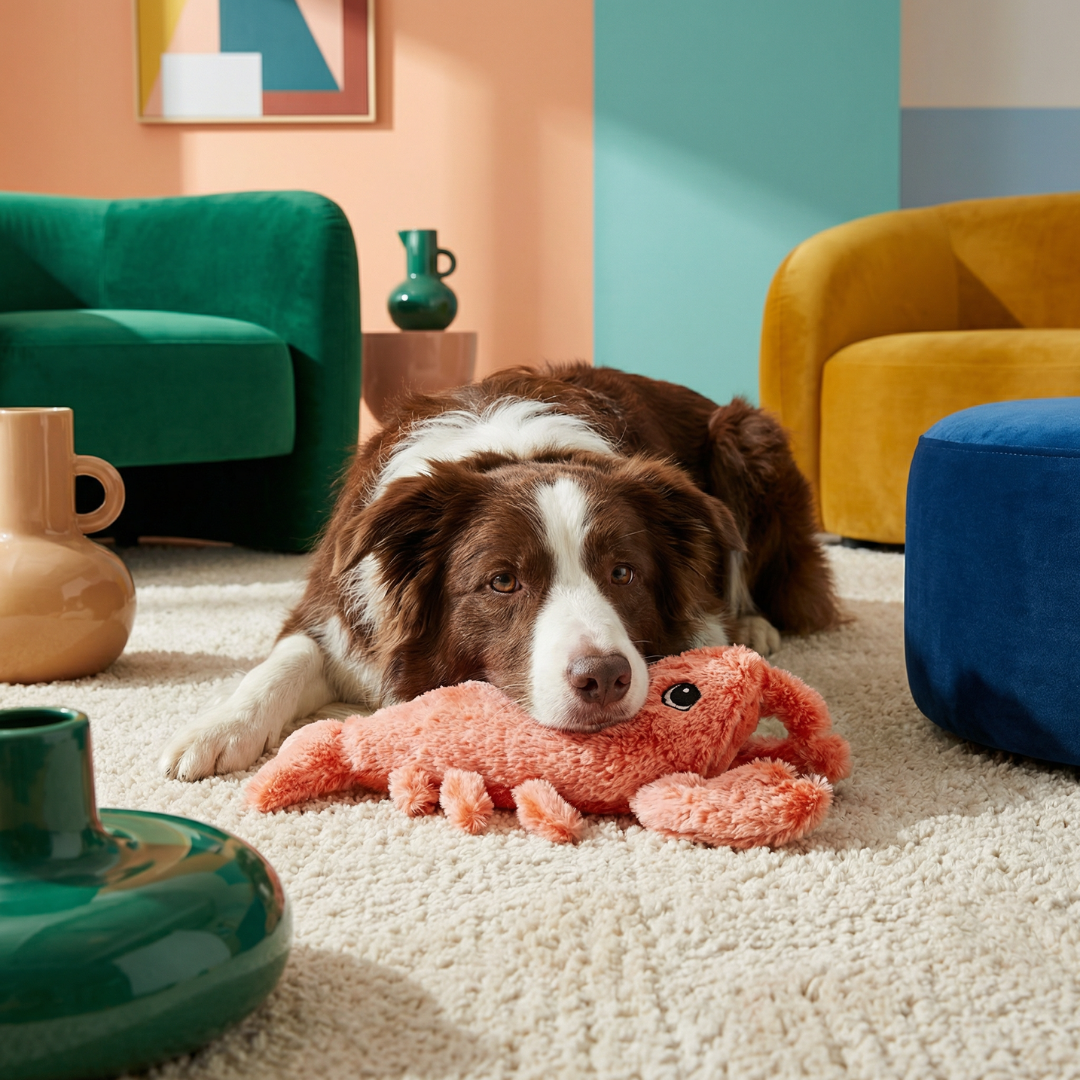 Chewy Lobster Interactive Dog Toy