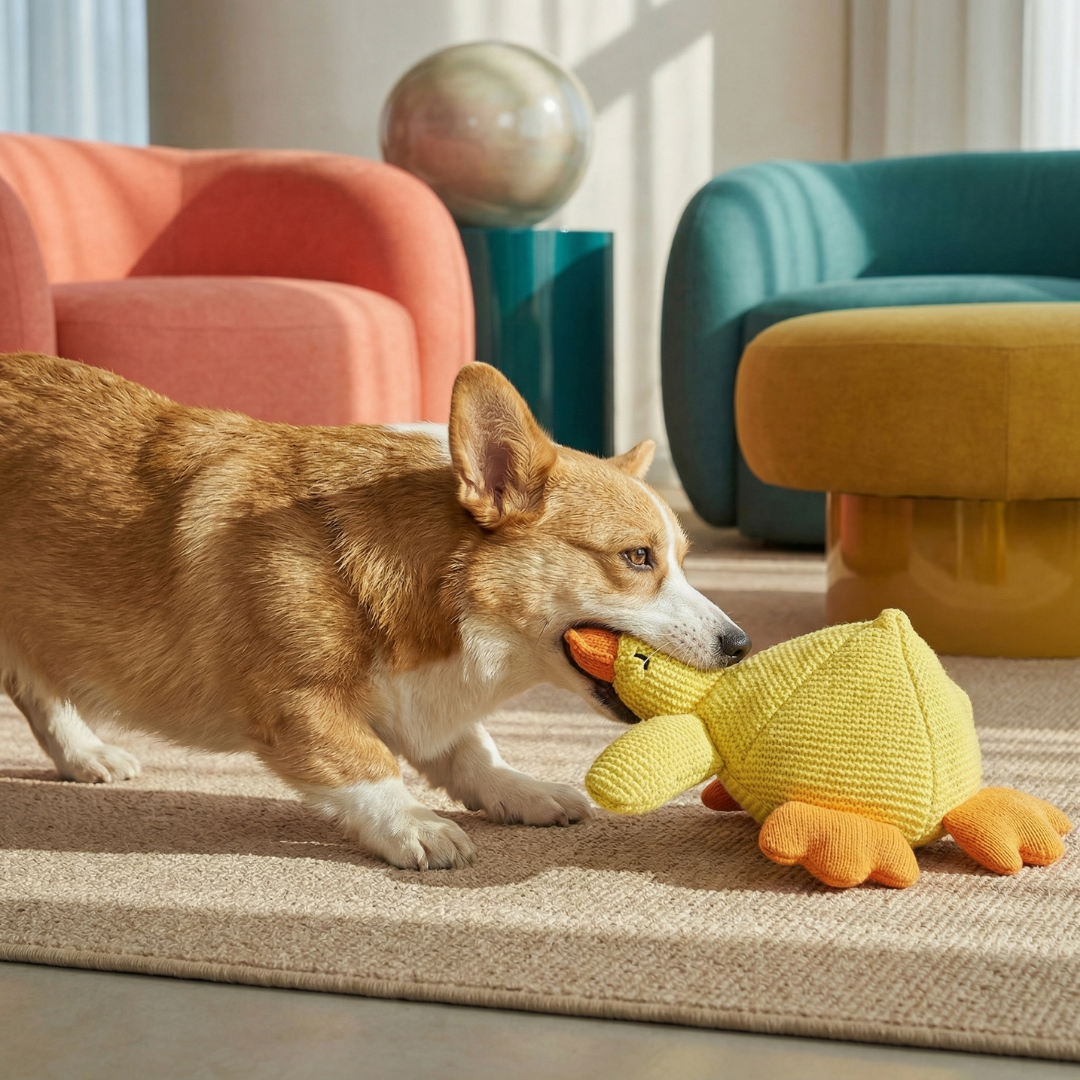Quack Chew Durable Duck Dog Toy