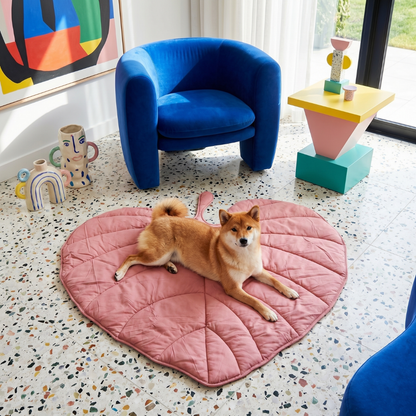 Cloud Leaf Calming Dog Bed Mat