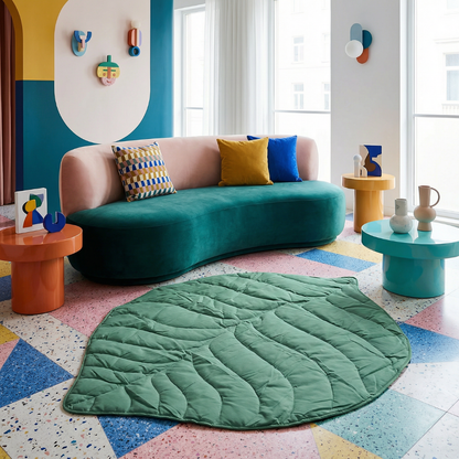 Cloud Leaf Calming Dog Bed Mat