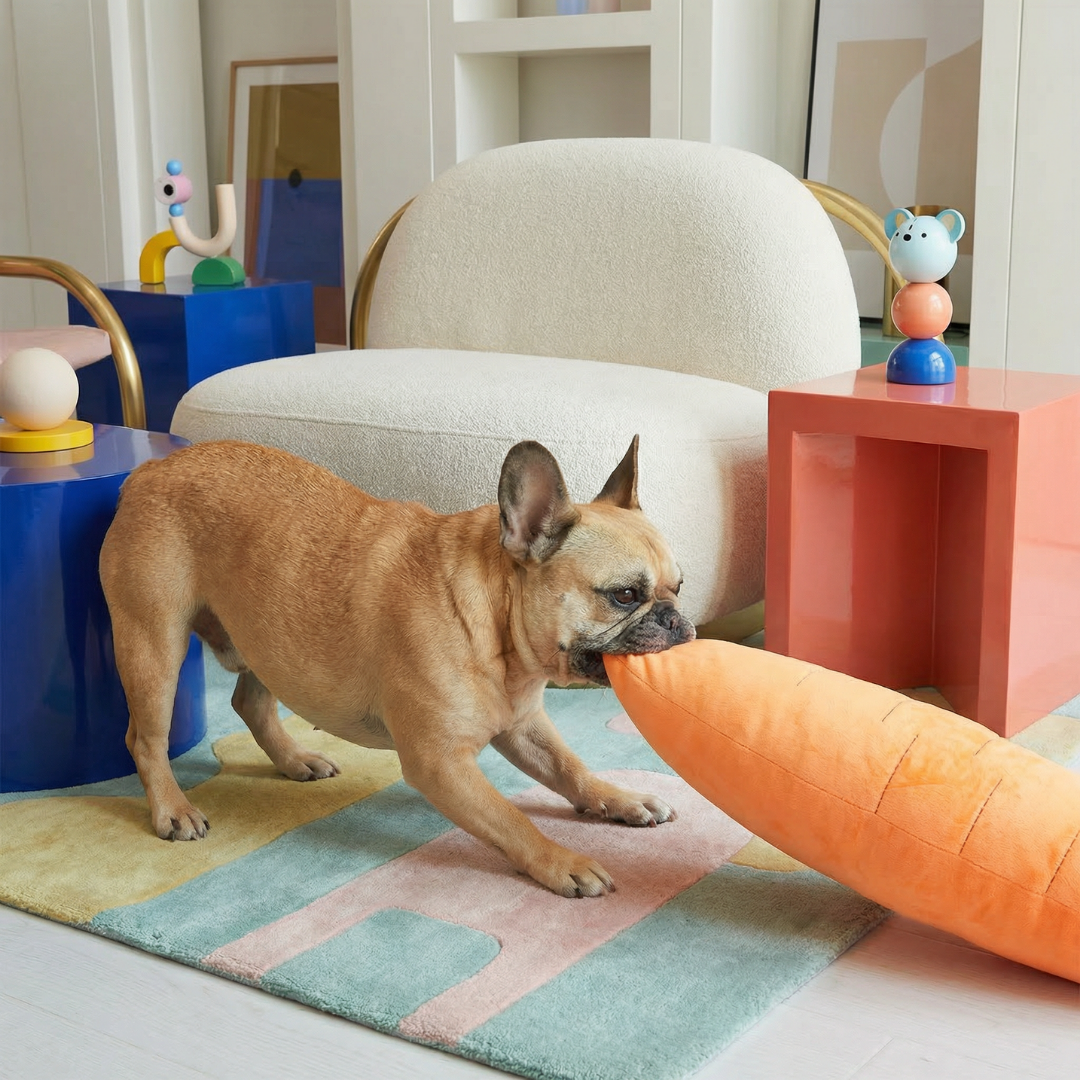 Carrot Plush Giant Dog Toy
