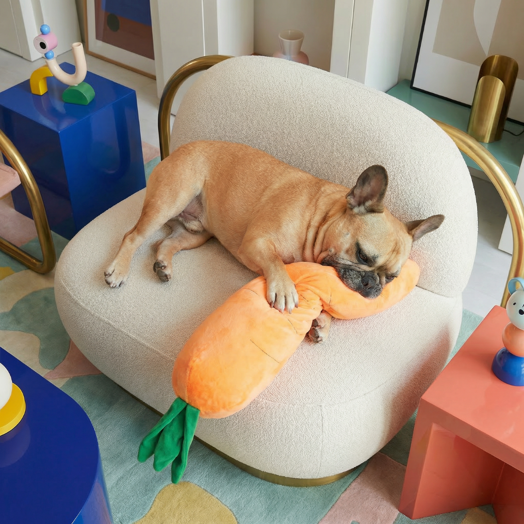 Carrot Plush Giant Dog Toy