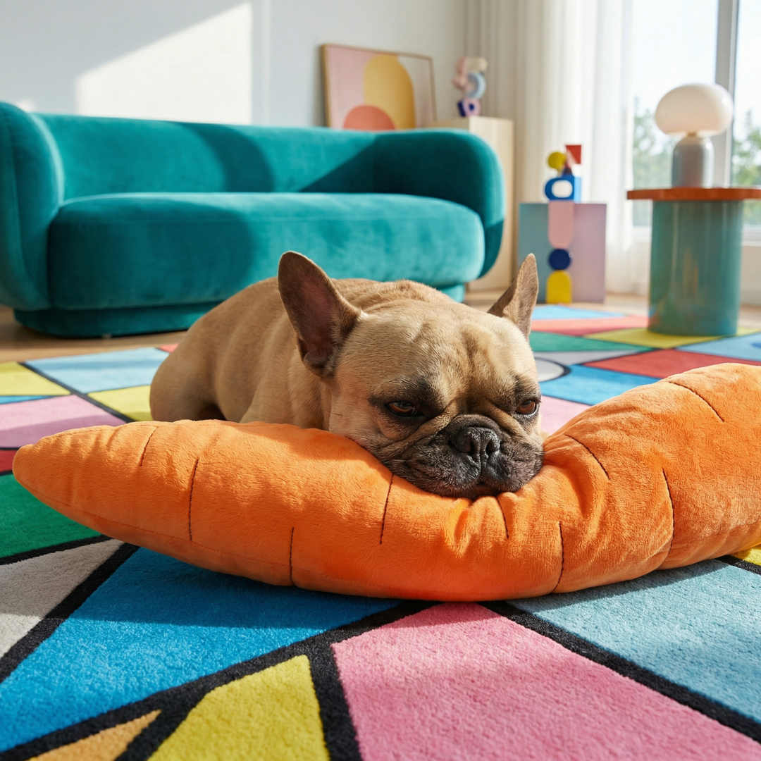 Carrot Plush Giant Dog Toy