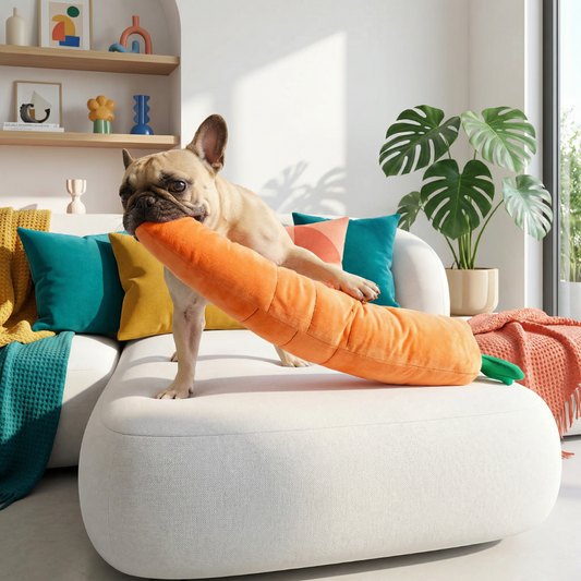 Carrot Plush Giant Dog Toy