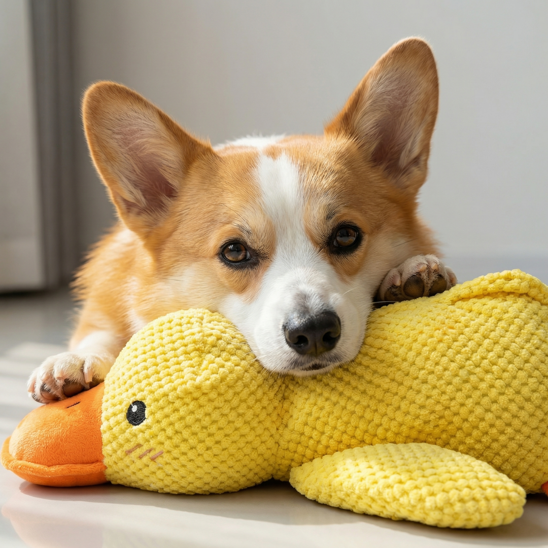 Quack Chew Durable Duck Dog Toy