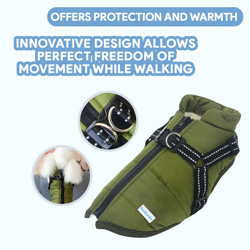 Warm Fleece Dog Coat
